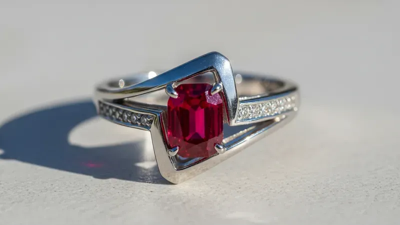Bague rubis moderne : styles, critères et conseils choix
